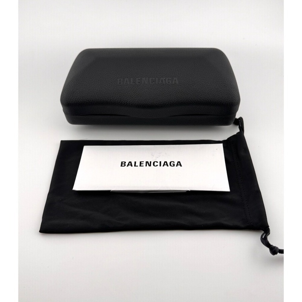 Balenciaga Leather Sunglasses Eyeglass Case w Dust Bag & Card - Picture 2 of 5